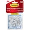 Command Hooks Value Pack, w/Strips, Plastic, Small, 21Pcs/ST, Clear PK MMM17067CLRVP - alternate 1